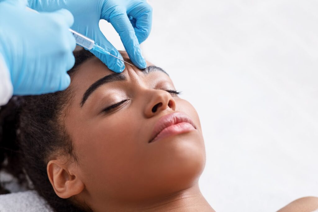 Botox application is one of the many services a cosmetic dermatologist can offer. 